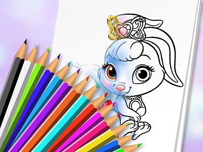 Cute Animals Coloring Book